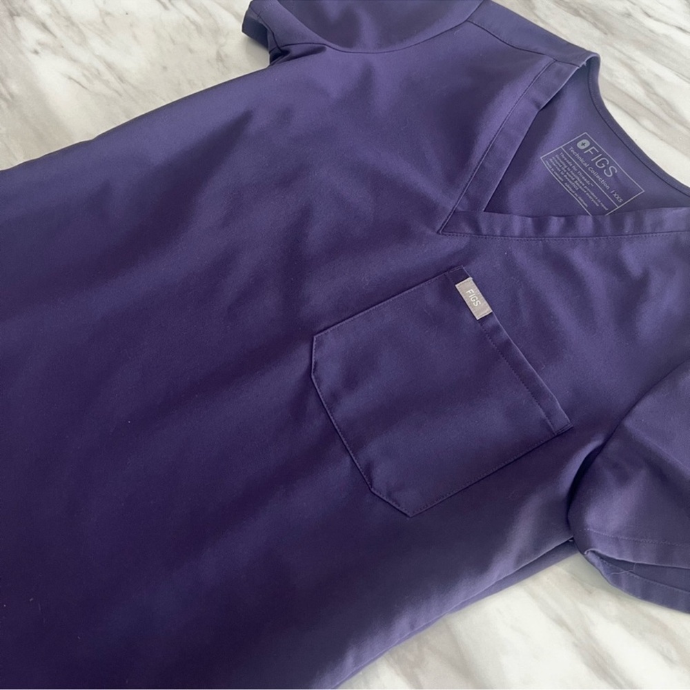 Figs Deep Purple scrub set